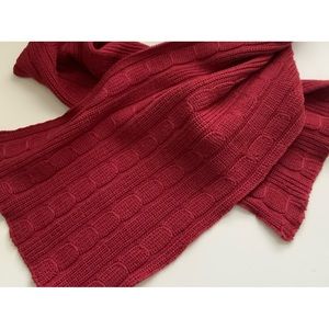 J. Crew Wool Flat Scarf - Super Soft 100% Wool - Made in the Italy